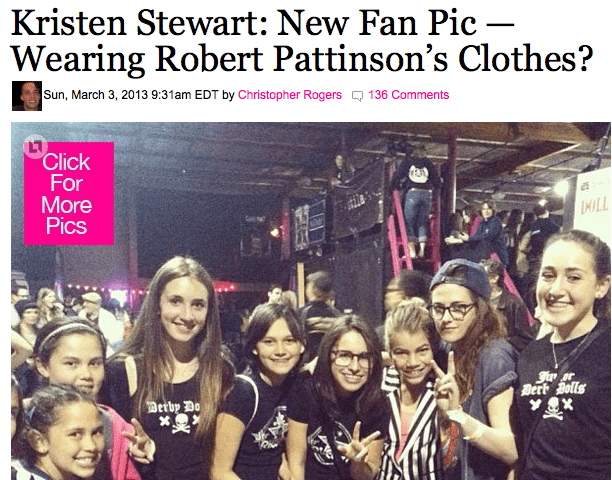 Even Kristen Stewart is a fan
