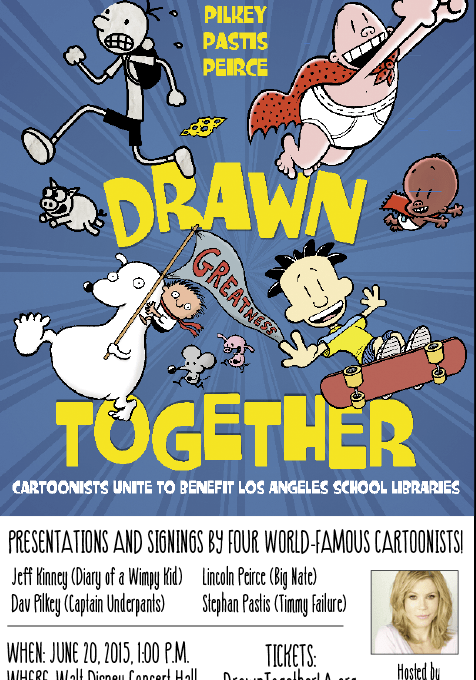 “Drawn Together” Brings 4 Bestselling Children’s Book Authors Together For Public School Libraries