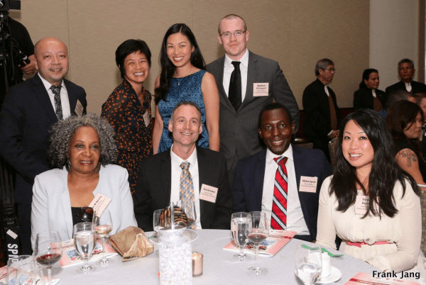 The Silicon Valley Community Foundation table at ASIAN, Inc.'s 2014 Gala 